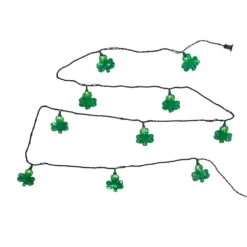 Kurt Adler UL 10-Light Shamrock Light Set With Green Wire -Festive Ornaments Deals a4ua9vp9wqcnuvopf0a8