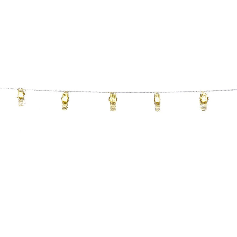 Kurt Adler B/O 10L Plastic Clip Warm White Led Lights 6 Kurt Adler B/O 10L Plastic Clip Warm White Led Lights - Image 6