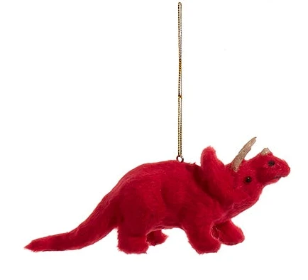 Kurt Adler Fuzzy Colorful Dinosaur Ornament - 4 Kurt Adler Fuzzy Colorful Dinosaur Ornament - - Image 4