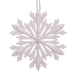 Kurt Adler Elegant Snowflake Ornament With Swarovski Elements -Festive Ornaments Deals algaxqzktl7vmvrpt2rz