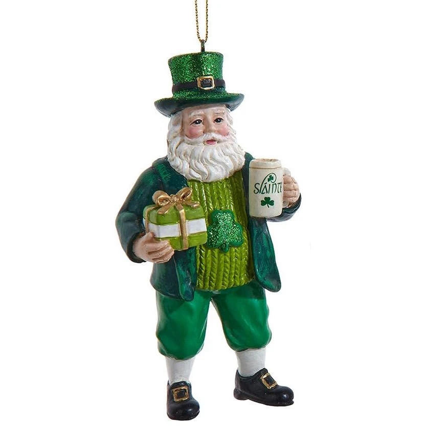 Kurt Adler Irish Santa Ornament - Beer Stein 1 Kurt Adler Irish Santa Ornament - Beer Stein