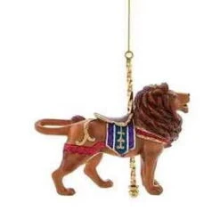 Kurt Adler Resin Carousel Assortment Ornament - Lion