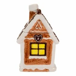 Kurt Adler Gingerbread House Cookie Jar - 10 Inch -Festive Ornaments Deals c57lrfutwhvzxb7gwkta
