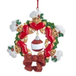 Kurt Adler Gingerbread Wreath Ornament - Family Of 3 15 Kurt Adler Gingerbread Wreath Ornament - Family Of 3 -Festive Ornaments Deals caxm39npw6k8phoxwkbv