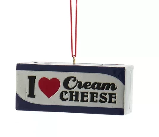 Kurt Adler Cream Cheese Block Ornament 1 Kurt Adler Cream Cheese Block Ornament