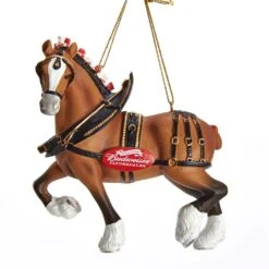 Kurt Adler Budweiser Clydesdale Horse Ornament