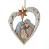 Kurt Adler Heart Shaped Nativity Ornament
