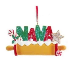 Kurt Adler Nana Rolling Pin Ornament