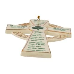 Kurt Adler Porcelain Irish Cross Ornament -Festive Ornaments Deals dzjtudj8czn4ycio6abc