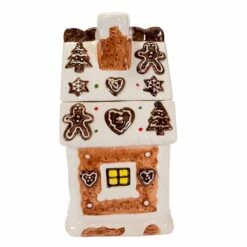 Kurt Adler Gingerbread House Cookie Jar - 10 Inch -Festive Ornaments Deals ebucp1vldkdtx54siwra