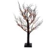 Kurt Adler 24" LED Black Glittered Tabletop Tree