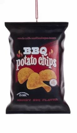 Kurt Adler Snack Bag Ornaments - BBQ Potato Chips
