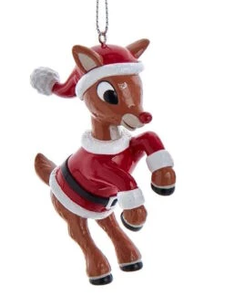 Kurt Adler Rudolph The Red Nose Reindeer Ornament