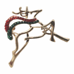 Kurt Adler Enamel Finish Pin - Reindeer