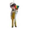 Kurt Adler Bob Ross With Paint Brush Ornament