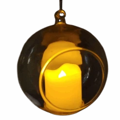 Kurt Adler Battery-Operated Lighted LED Candle In Glass Ball Ornament -Festive Ornaments Deals fqgvsbno9u79hkevwyon