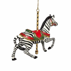 Kurt Adler Resin Carousel Assortment Ornament - Zebra -Festive Ornaments Deals gddssj4livlmkwxaz5e0