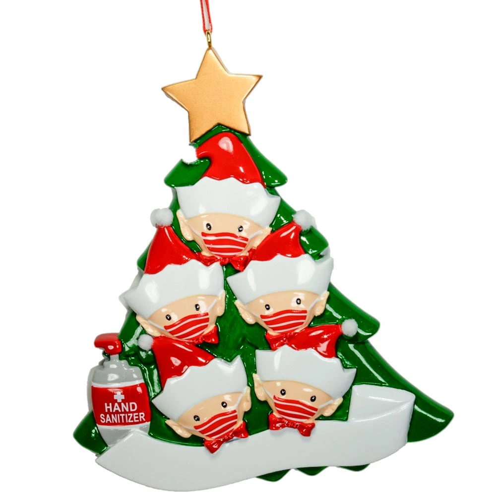 Kurt Adler Elves With Masks Family Ornament - 2 Kurt Adler Elves With Masks Family Ornament - - Image 2