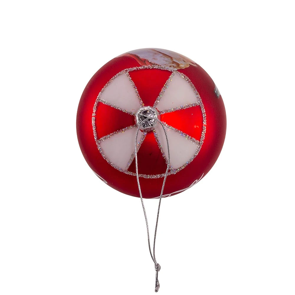 Kurt Adler Coca-Cola Glass Hot Air Balloon Ornament 6 Kurt Adler Coca-Cola Glass Hot Air Balloon Ornament - Image 6