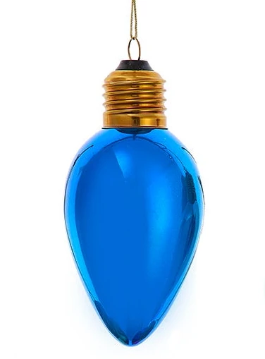 Kurt Adler Glass Oversized C7 Bulb Ornament - 2 Kurt Adler Glass Oversized C7 Bulb Ornament - - Image 2