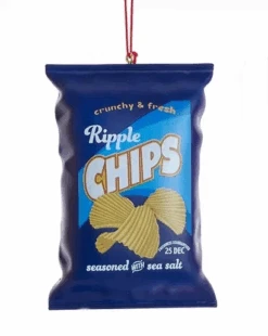 Kurt Adler Snack Bag Ornaments - Ripple Chips