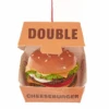 Kurt Adler Double Cheeseburger Ornament