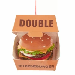 Kurt Adler Double Cheeseburger Ornament