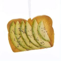 Kurt Adler Avocado Toast Ornament