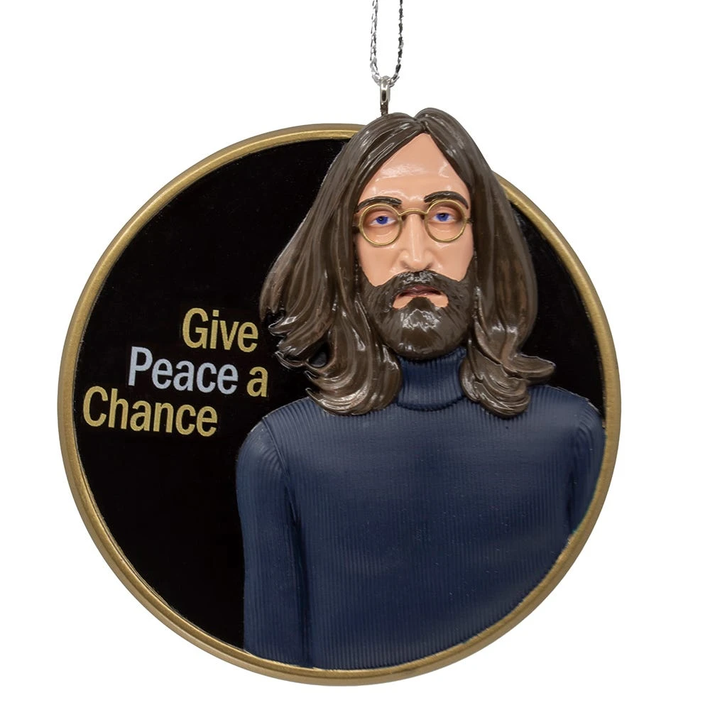 Kurt Adler John Lennon Give Peace A Chance Ornament 1 Kurt Adler John Lennon Give Peace A Chance Ornament