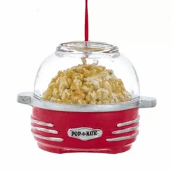 Kurt Adler Old-fashioned Oil Popcorn Popper Ornament