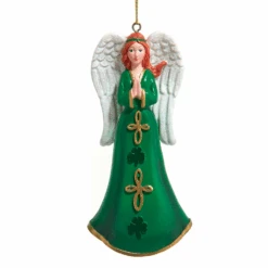 Kurt Adler Irish Angel Ornament - -Festive Ornaments Deals hoollova49sdtvinzyty