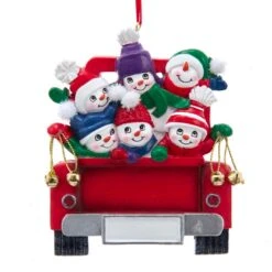 Kurt Adler Snowman On Truck Ornament - Family Of 2 -Festive Ornaments Deals hqxt3rz0ztg8ouessnj5