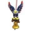 Kurt Adler American Eagle With Bell Ornament