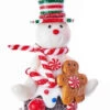 Kurt Adler Gingerbread Cupcake Ornament - Snowman