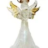 Kurt Adler Crystal Birthstone Angel Ornament - April