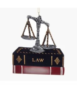 Kurt Adler Scales Of Justice Lawyer Ornament