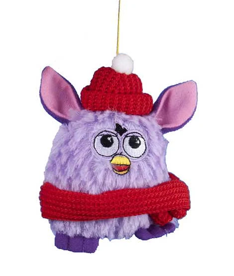 Kurt Adler Furby Plush Mini Ornament - Purple 1 Kurt Adler Furby Plush Mini Ornament - Purple