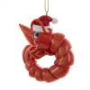 Kurt Adler Under The Sea Shrimp With Santa Hat Ornament