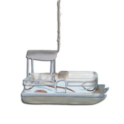 Kurt Adler Pontoon Boat Ornament