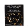 Kurt Adler 25-Light Battery-Operated Cool White LED Fairy Lights