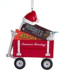 Kurt Adler Resin Hershey's Wagon Ornament