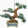 Kurt Adler 3.75 Inch Bonsai Tree Ornament - Rooted