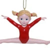 Kurt Adler Little Gymnast Girl Ornament