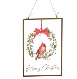 Kurt Adler Glass Plate With Cardinal Ornament - -Festive Ornaments Deals jsectg4bet4wsa3dkl9h