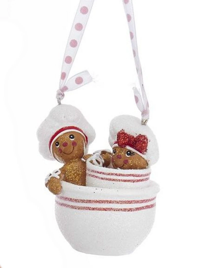 Kurt Adler Gingerbread In Cup Ornament - Coffee Cups 2 Kurt Adler Gingerbread In Cup Ornament - Coffee Cups - Image 2