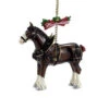 Kurt Adler Budweiser Clydesdale Horse Ornament - 4"