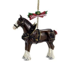 Kurt Adler Budweiser Clydesdale Horse Ornament - 4"