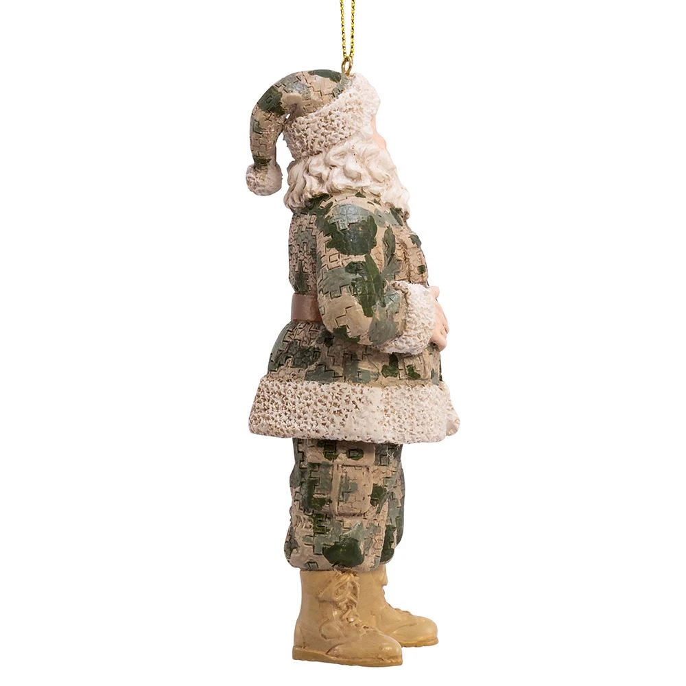 Kurt Adler Camouflage Military Santa Ornament 3 Kurt Adler Camouflage Military Santa Ornament - Image 3