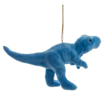 Kurt Adler Fuzzy Colorful Dinosaur Ornament - 3 Kurt Adler Fuzzy Colorful Dinosaur Ornament - - Image 3