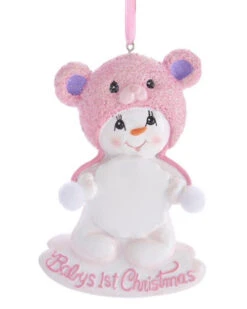 Kurt Adler Baby's 1st Christmas Snow Bear - Pink -Festive Ornaments Deals kfhtgwg1ayjxhvdadk8v 2e4668c4 cf3f 41f9 85c4 39e91eaecdbe